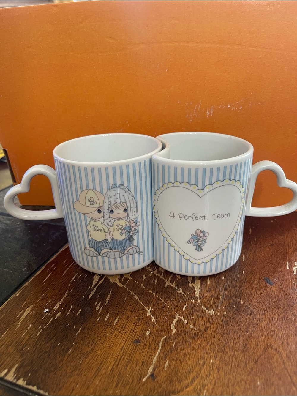 Precious Moments 'A Perfect Team' Ceramic Mug Set